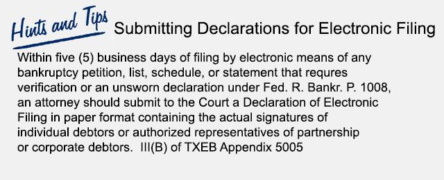 list of bankruptcy filings in texas